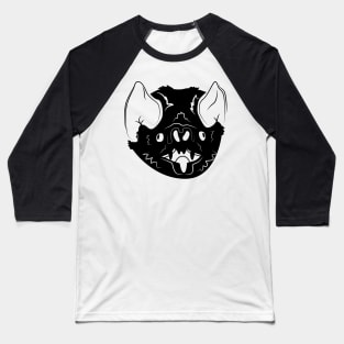 Bat, Adorable Nightmare Puppy of the Sky - Halloween Nature Design Baseball T-Shirt